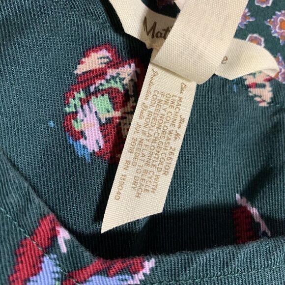 Matilda Jane Evergreene Jumpsuit Romper Womens Size Small Green Floral One Piece - Picture 7 of 11